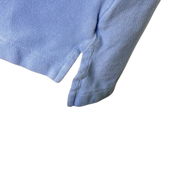 Ralph Lauren Polo Shirt Blue Short Sleeve Collared Knit Preppy Boys Large 14-16 - Picture 3 of 4